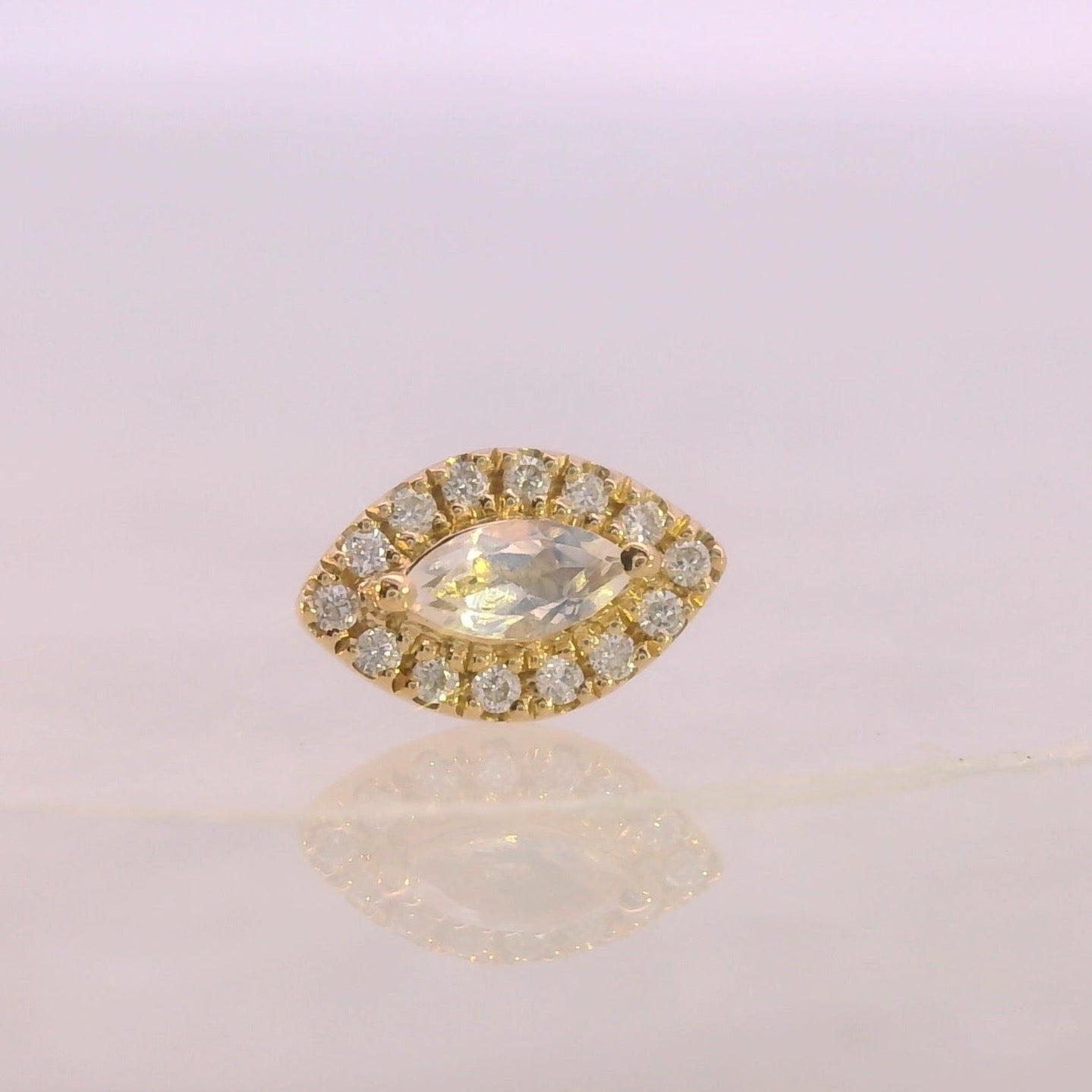Diamond Halo Marquise