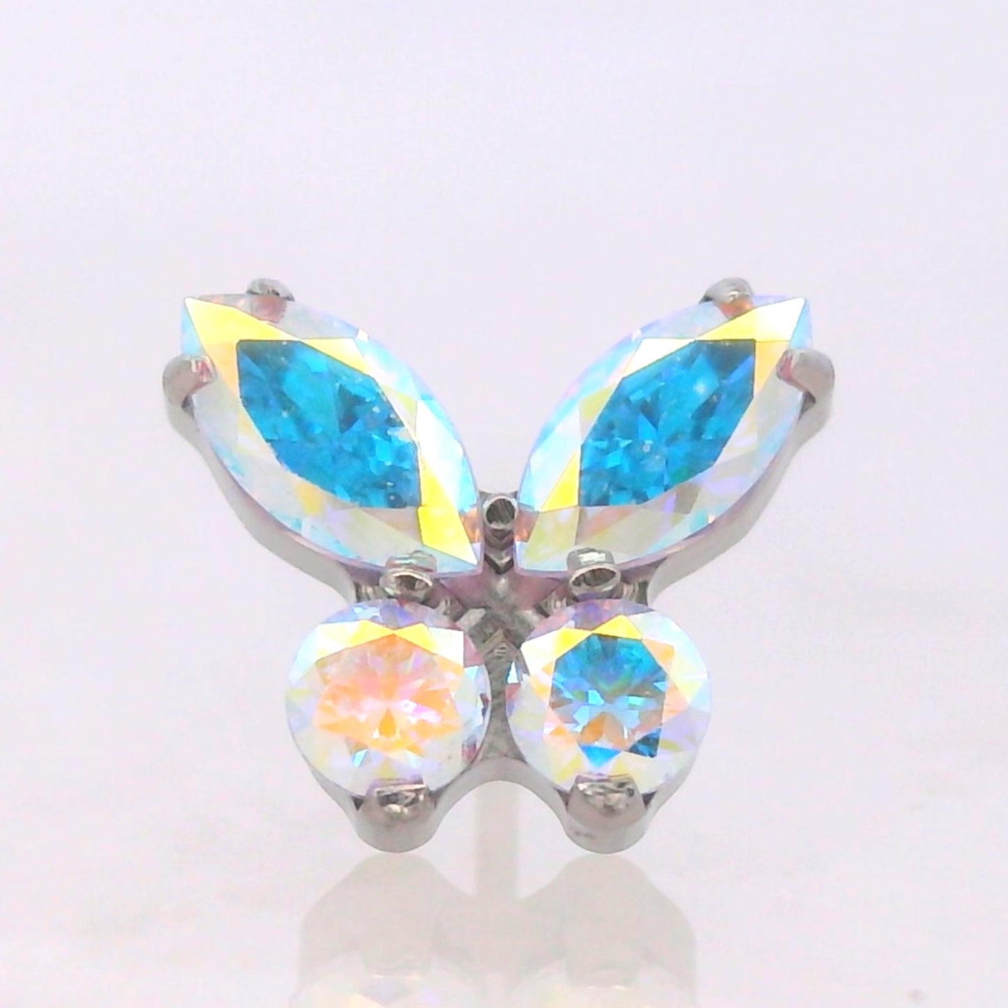 Gem Butterfly - Titanium