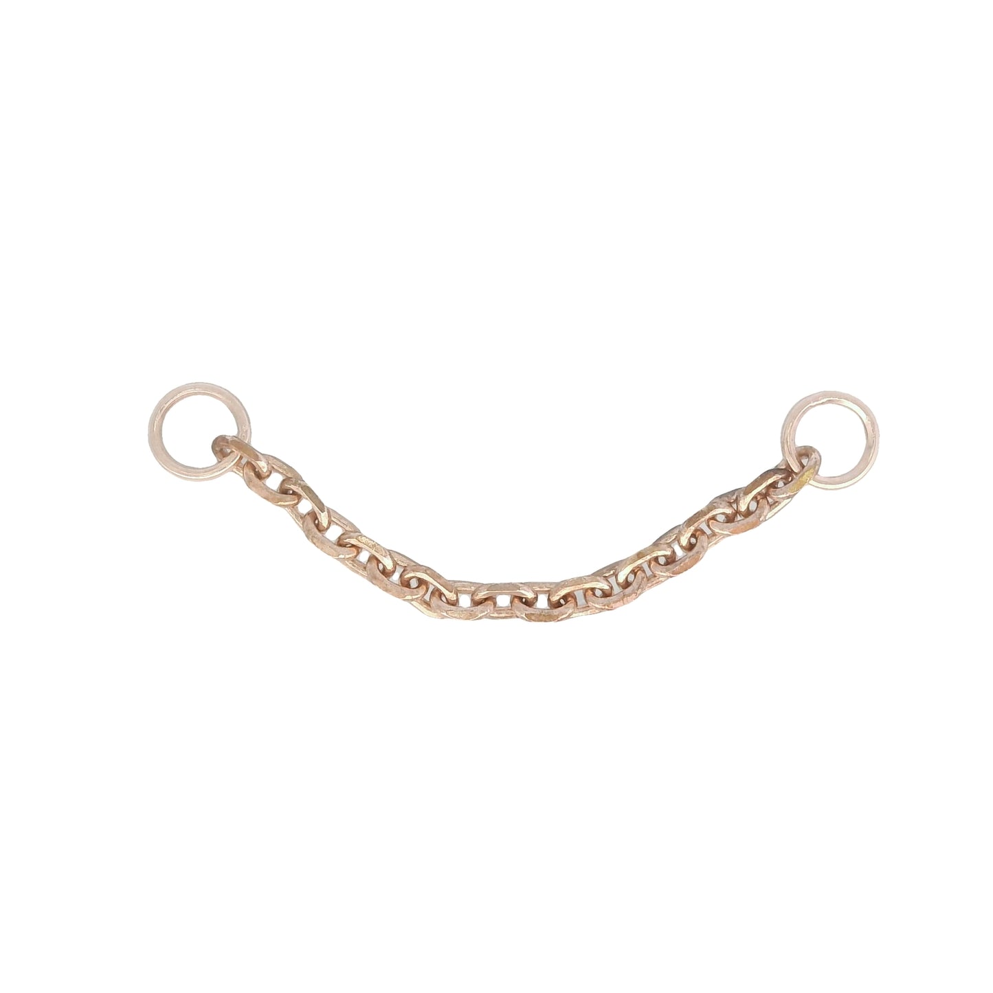 Diamond Cut Cable Chain 1.4mm - 18k Rose Gold - Single Draping Chain