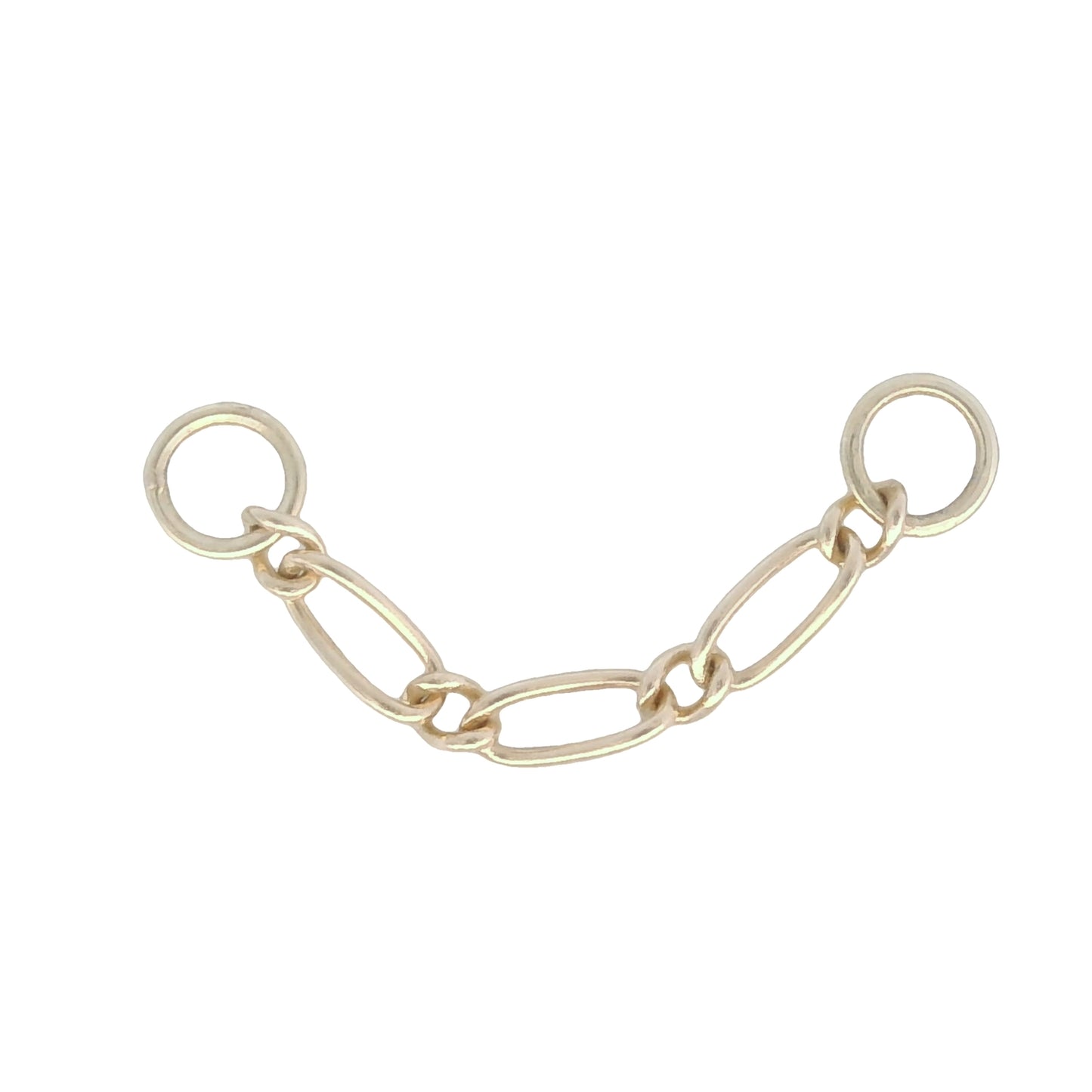 Figaro Chain 1.5mm - 14k Yellow Gold - Single Draping Chain