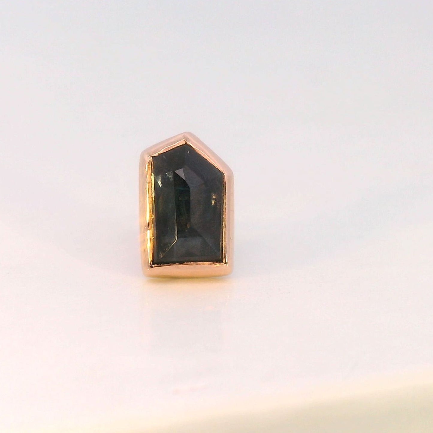 Blue Velvet Sapphire Rose Gold