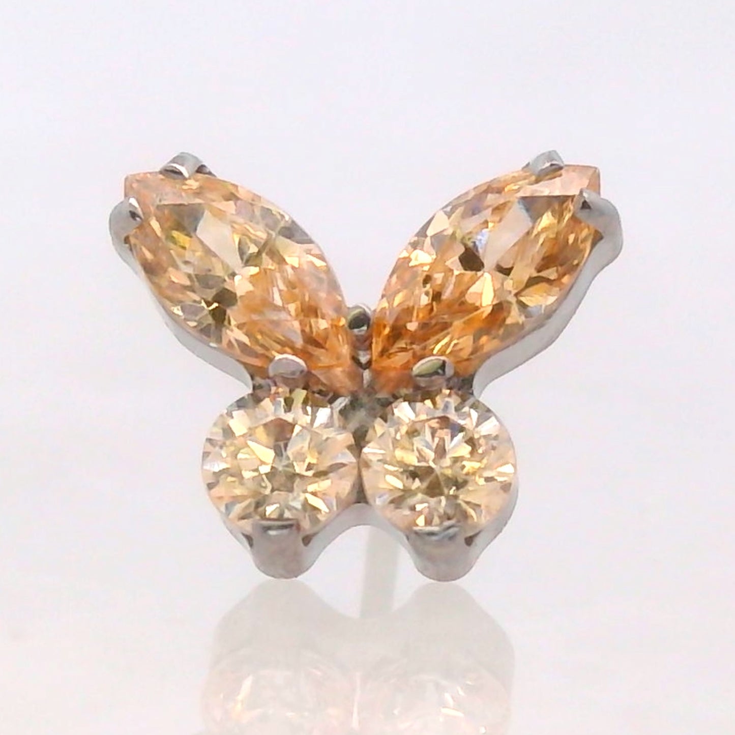 Gem Butterfly - Titanium