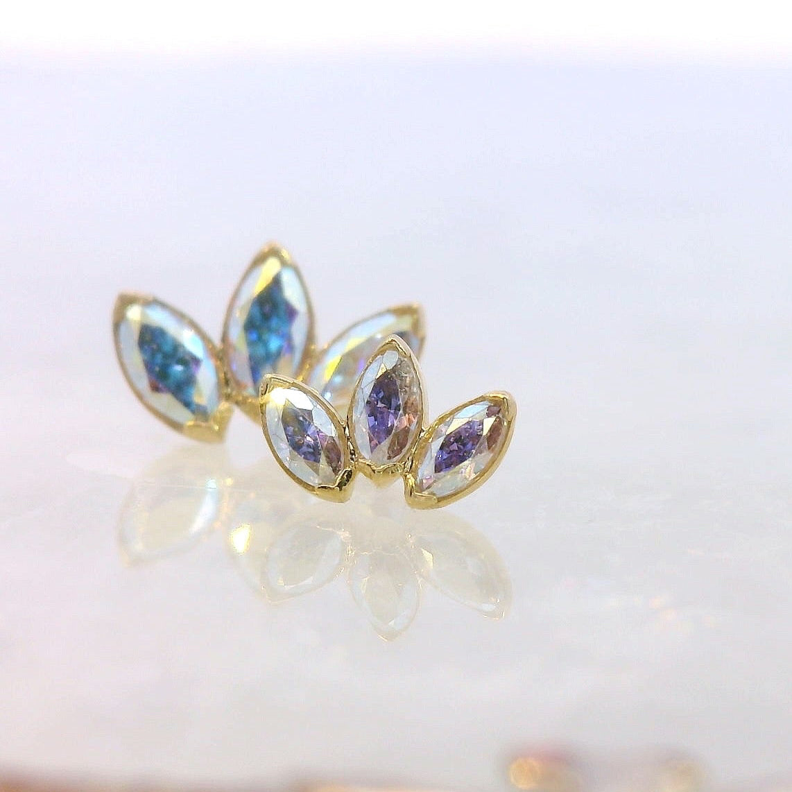 Triple Marquise Fan