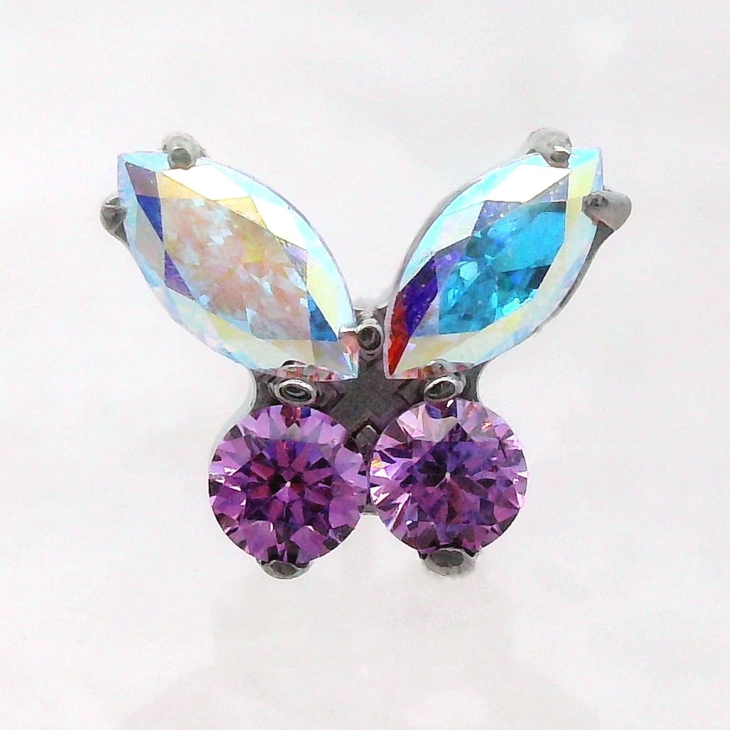 Gem Butterfly - Titanium
