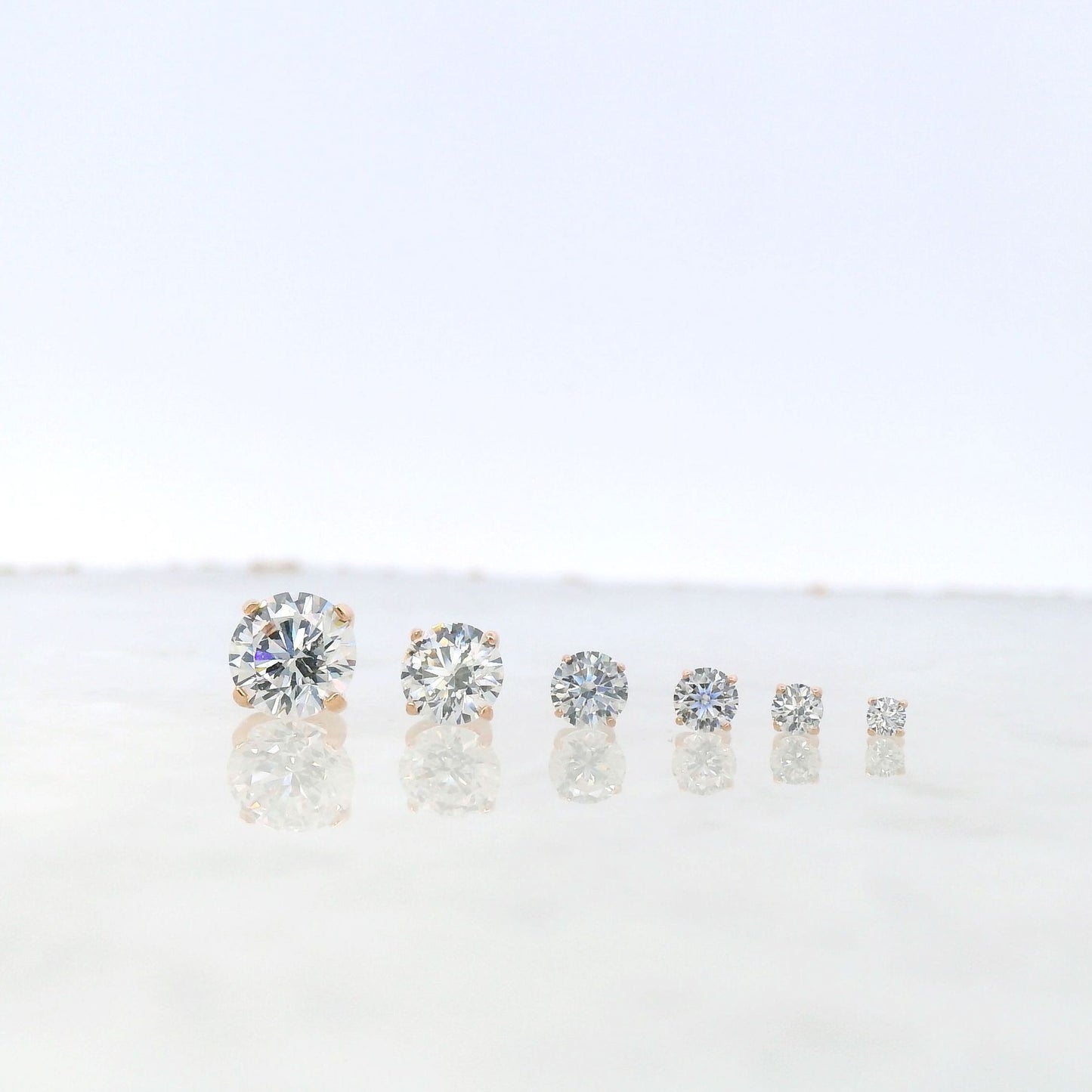 Tiffany Prong 18k Rose Gold