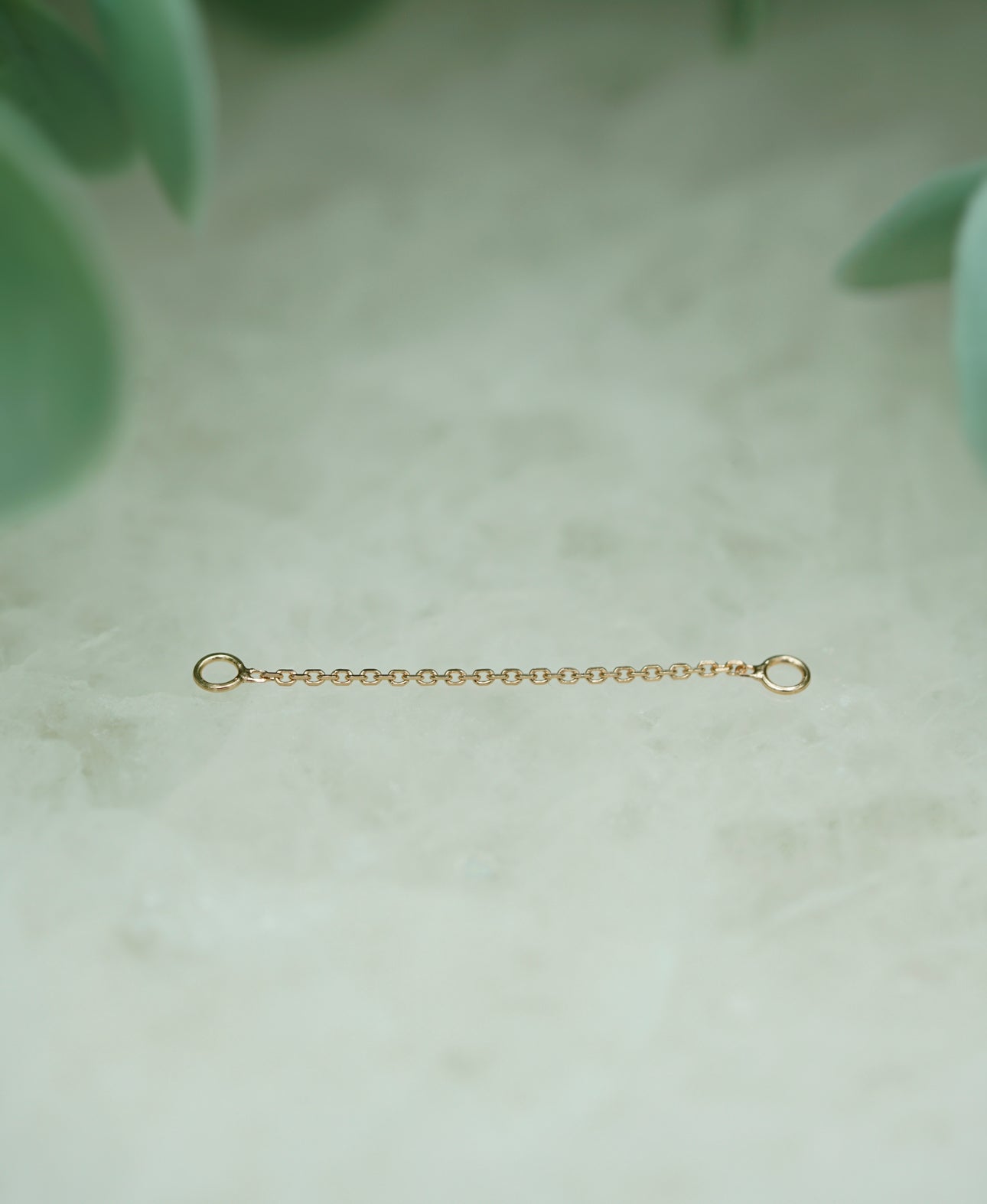 Diamond Cut Cable Chain .8mm - 14k Rose Gold - Single Draping Chain