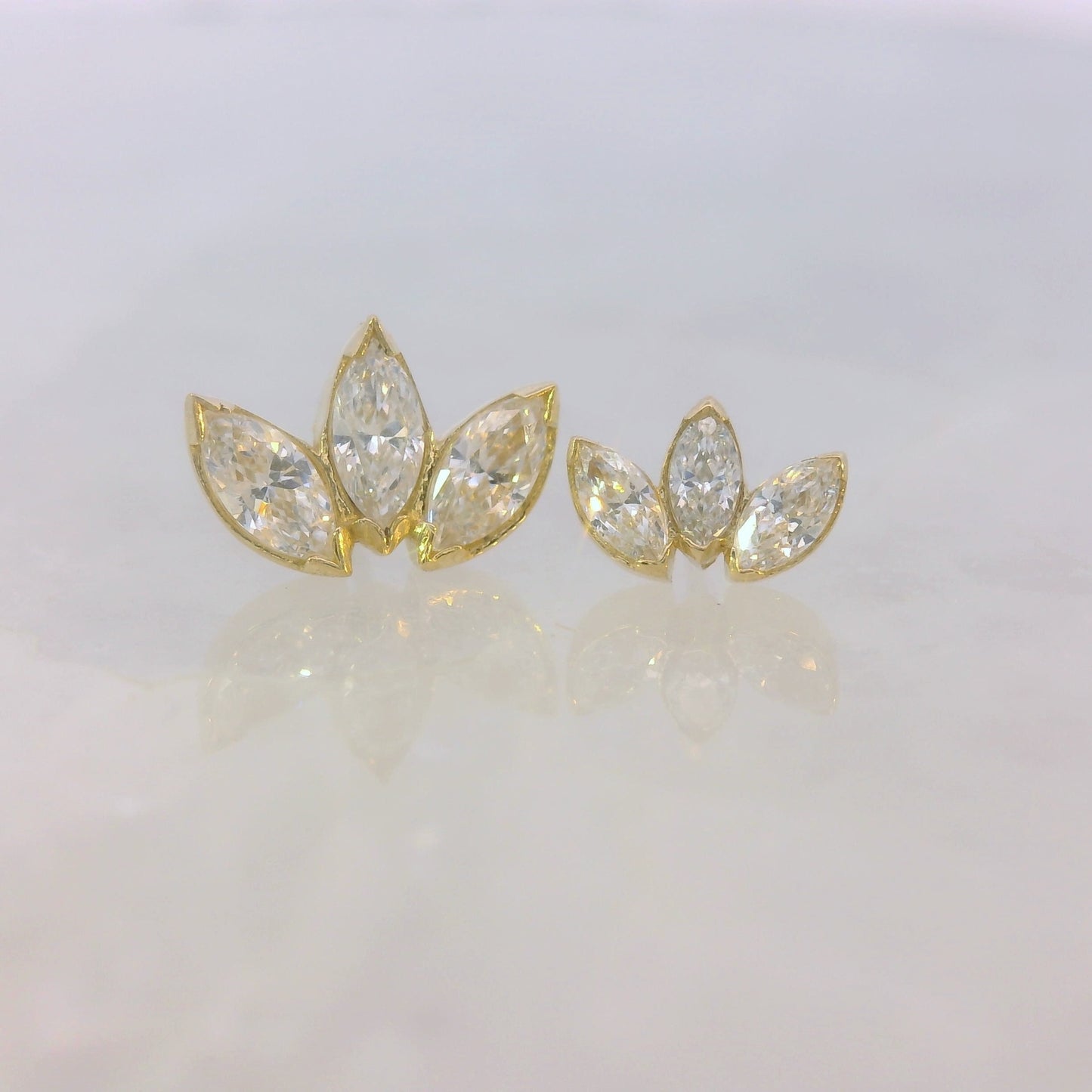 Triple Marquise Fan