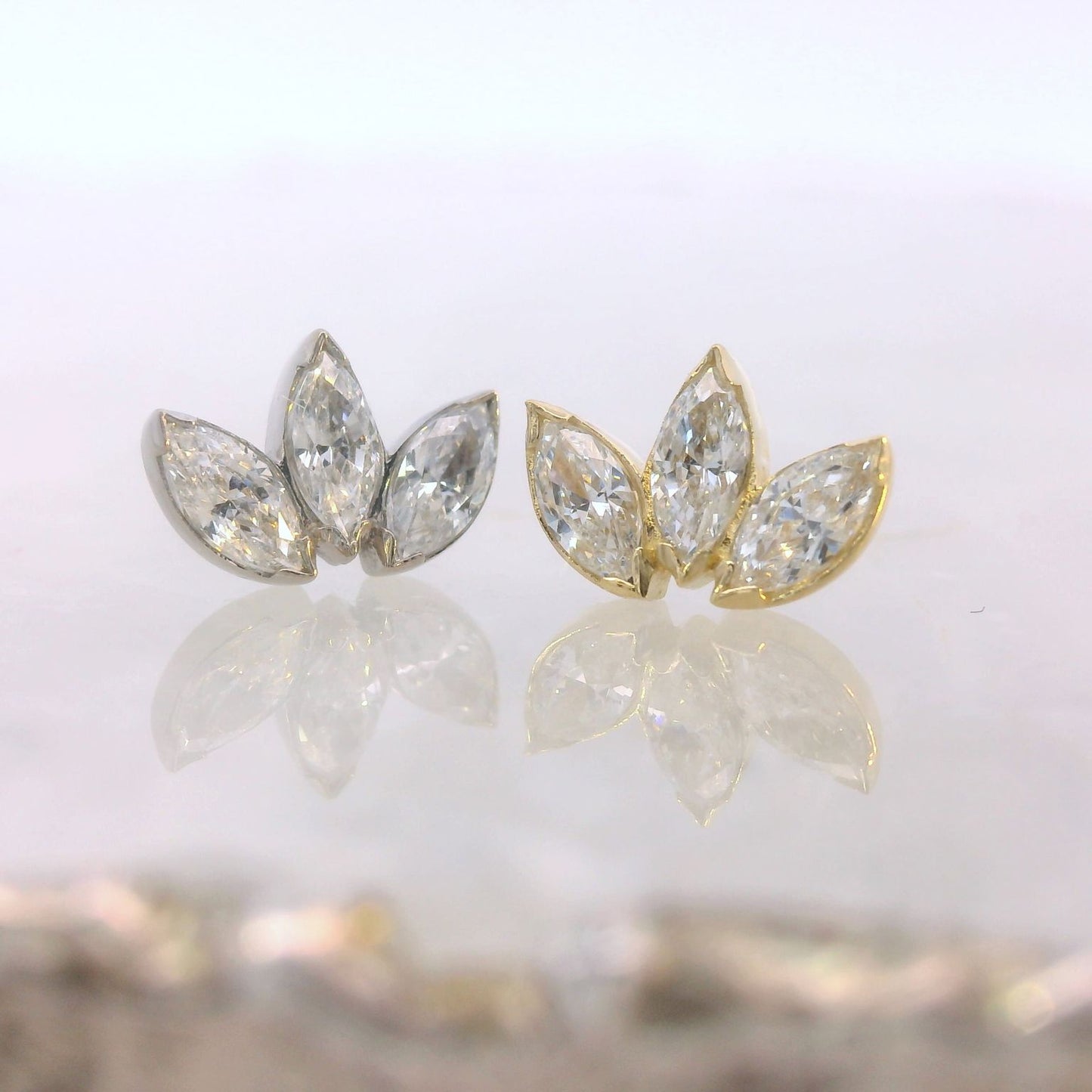 Triple Marquise Fan