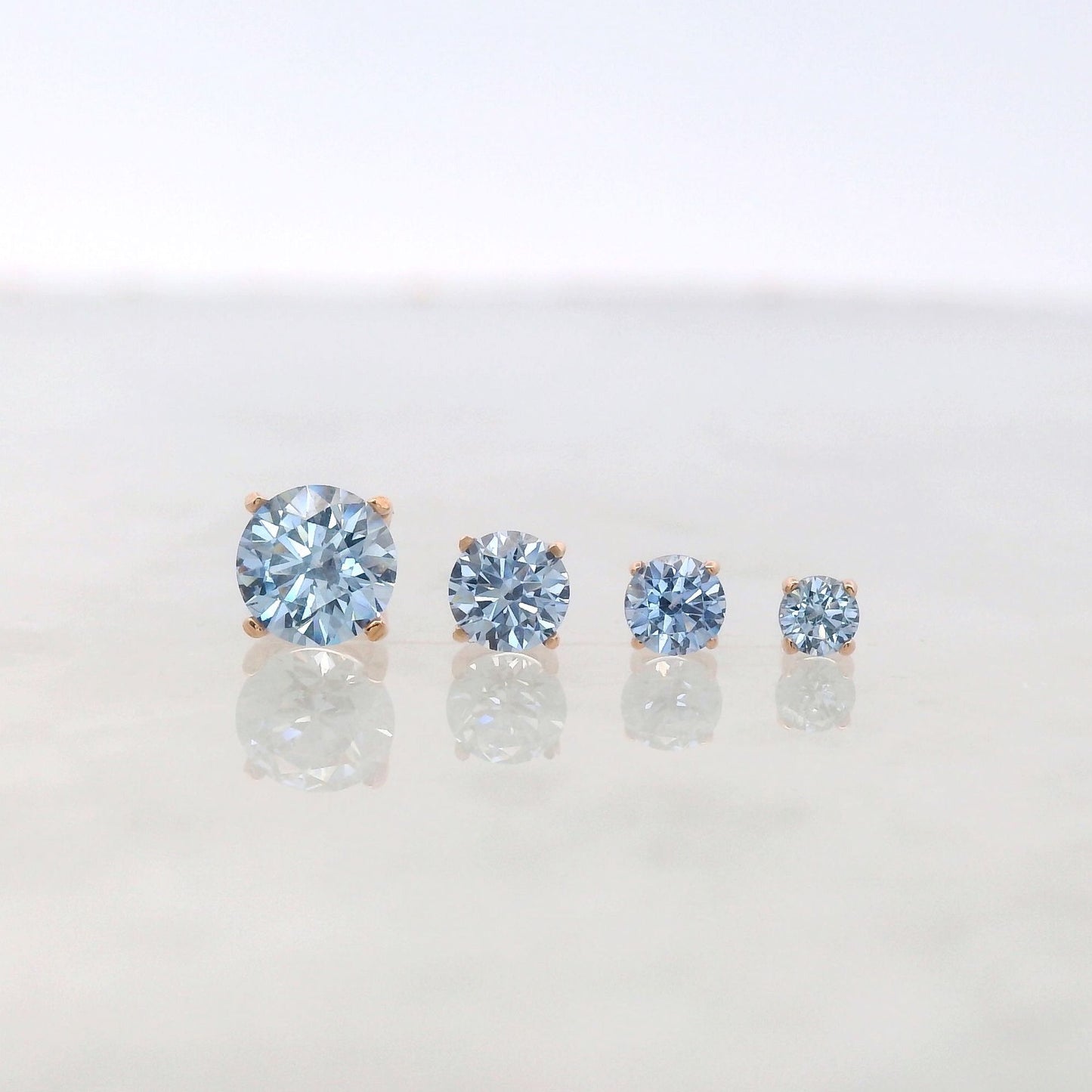 Tiffany Prong 18k Rose Gold