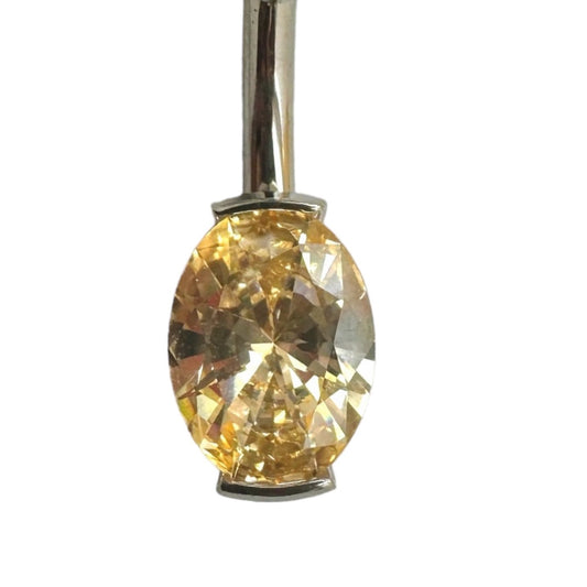 Two Prong Oval POST ONLY - Navel Curve