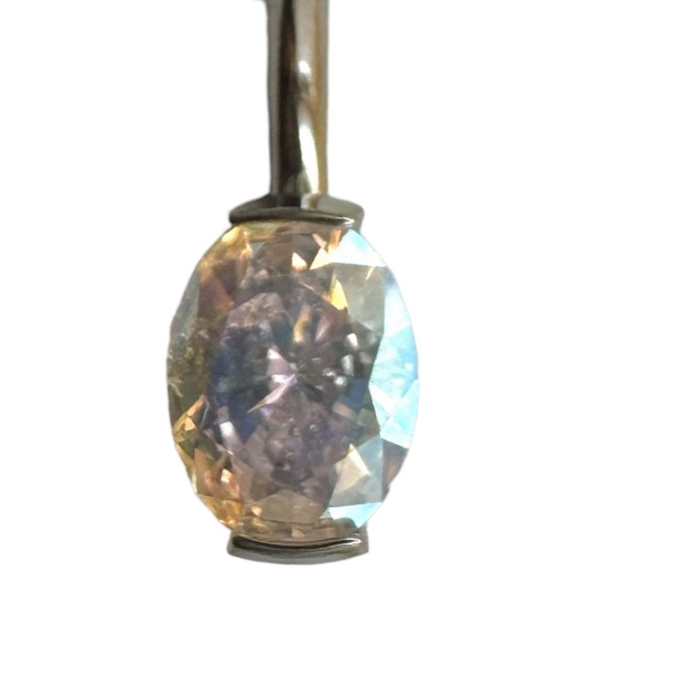 Two Prong Oval POST ONLY - Navel Curve