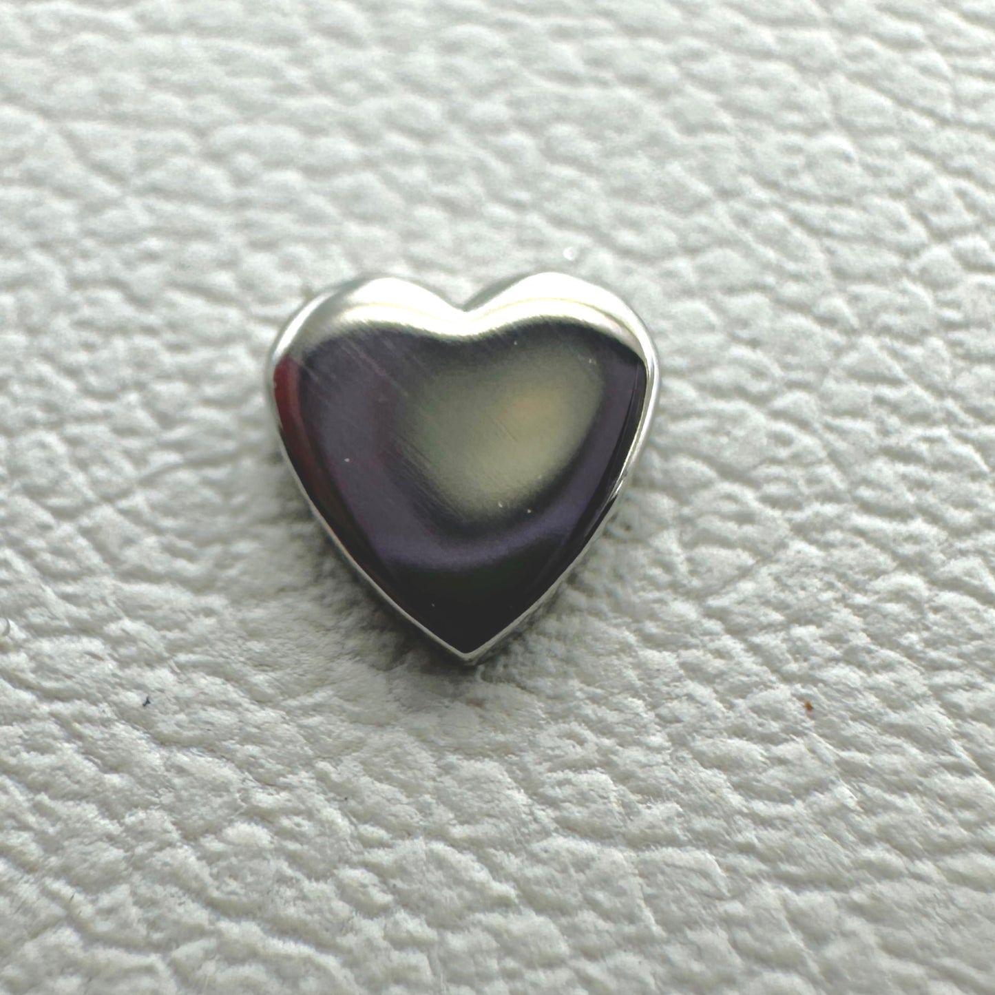 Heart - Titanium - Threadless