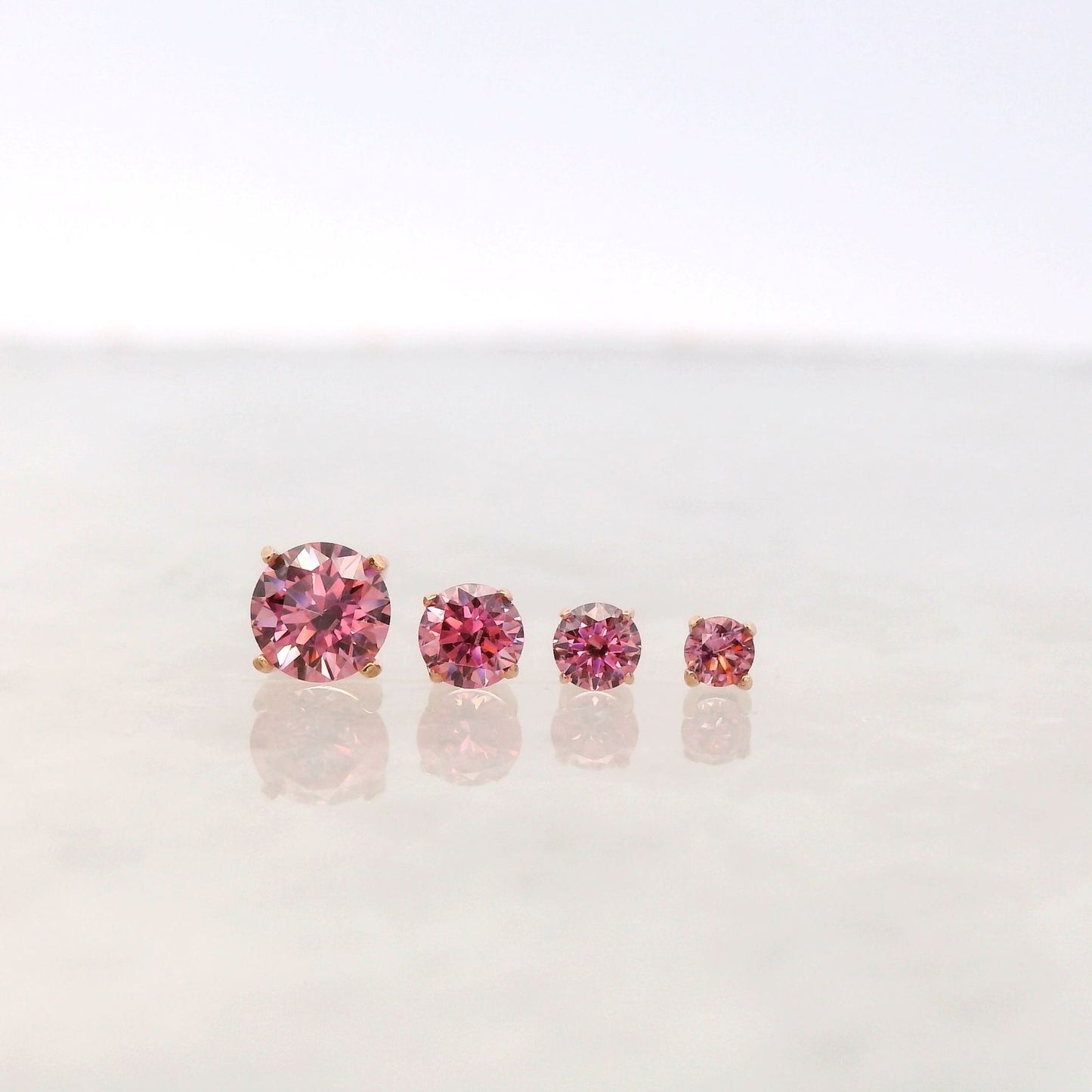 Tiffany Prong 18k Rose Gold