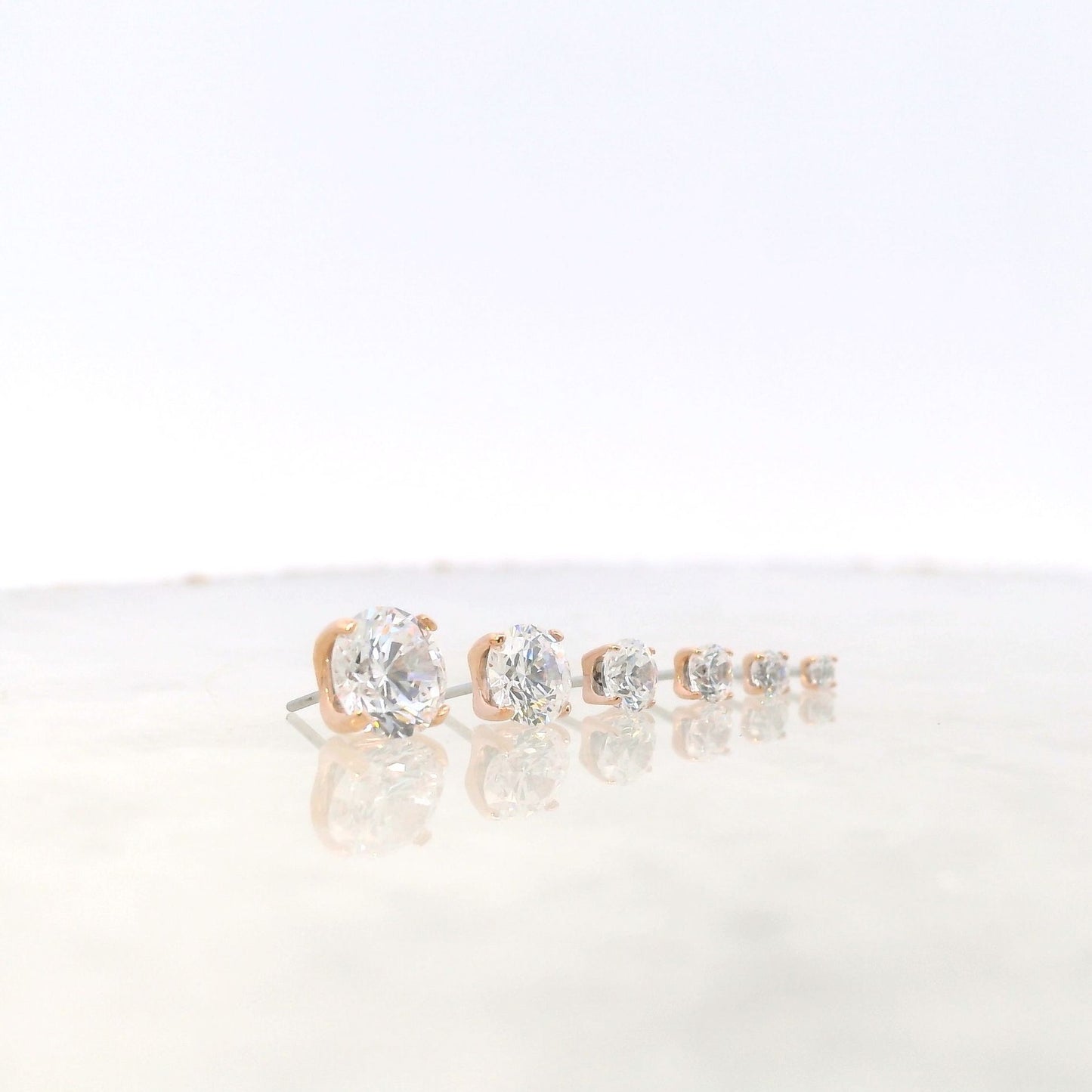 Tiffany Prong 18k Rose Gold