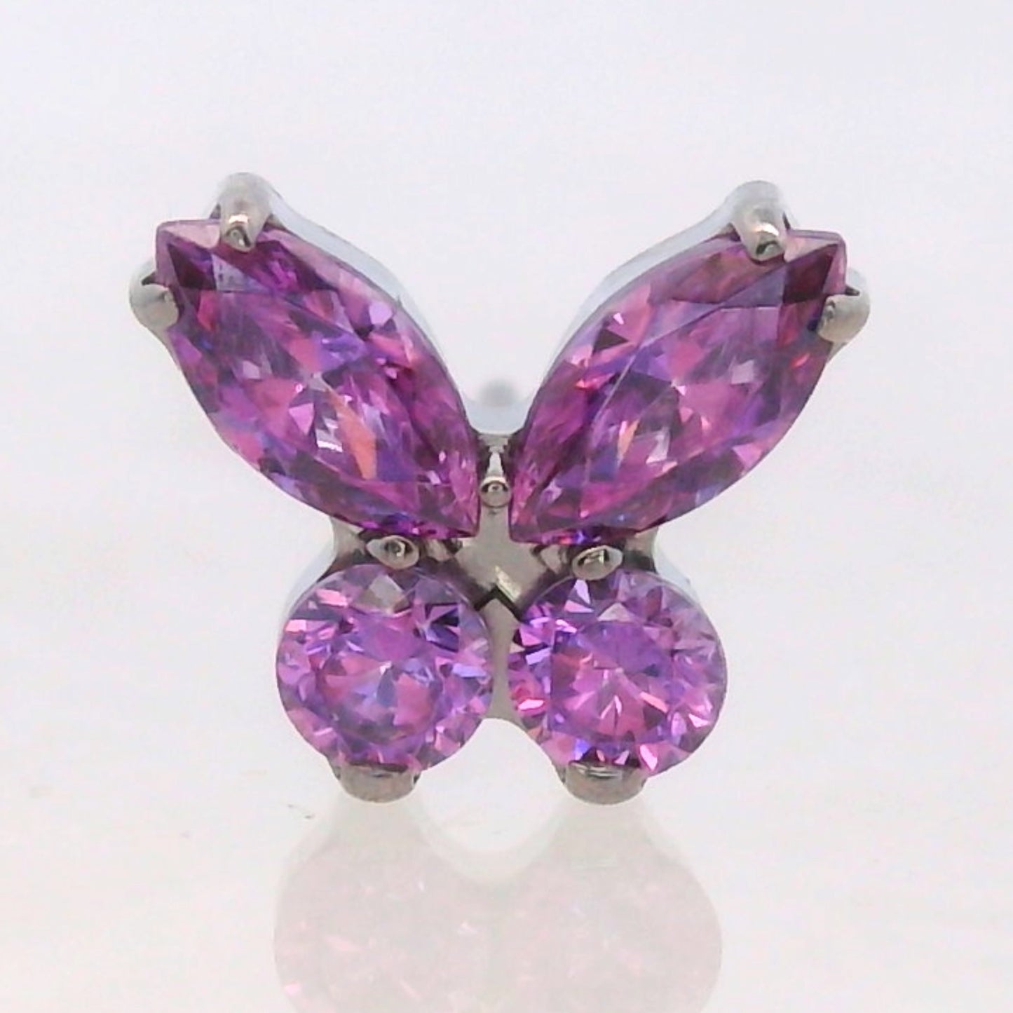 Gem Butterfly - Titanium