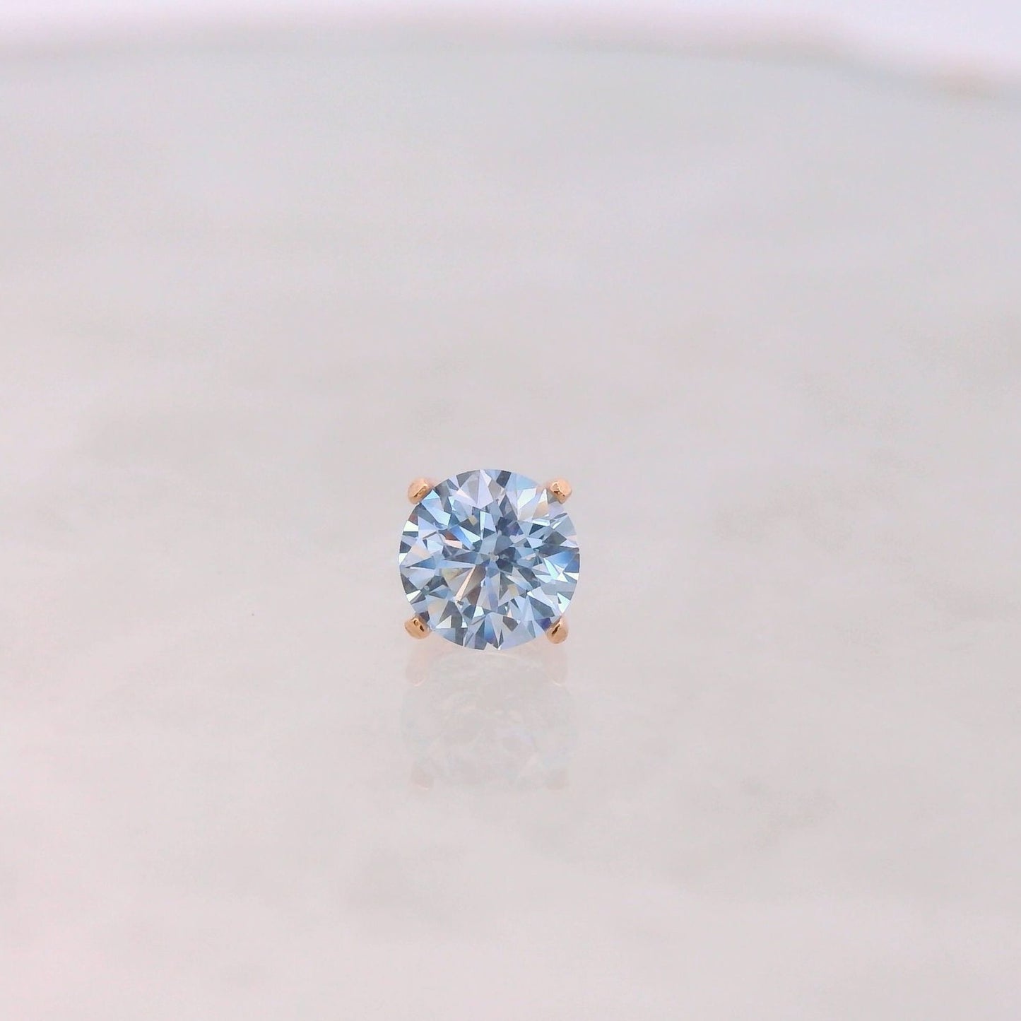 Tiffany Prong 18k Rose Gold