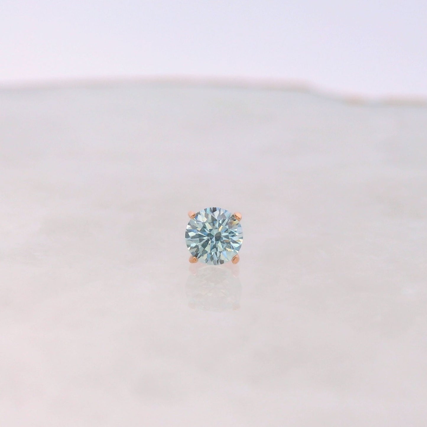 Tiffany Prong 18k Rose Gold