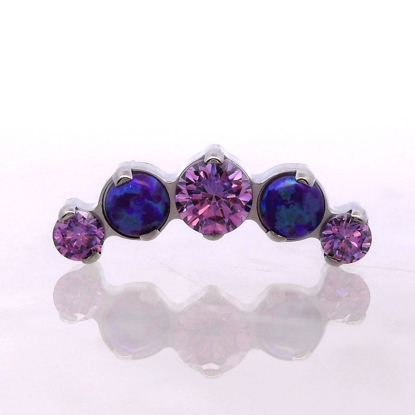 Prium - Single Row - Faceted Gems and Opals