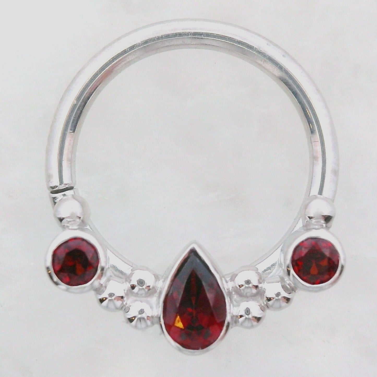 Inside Out Eden Pear Seam Ring