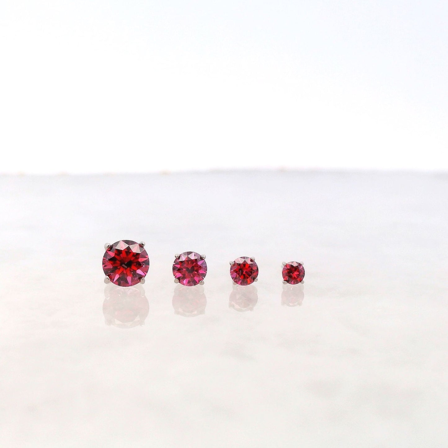 Tiffany Prong 18k White Gold