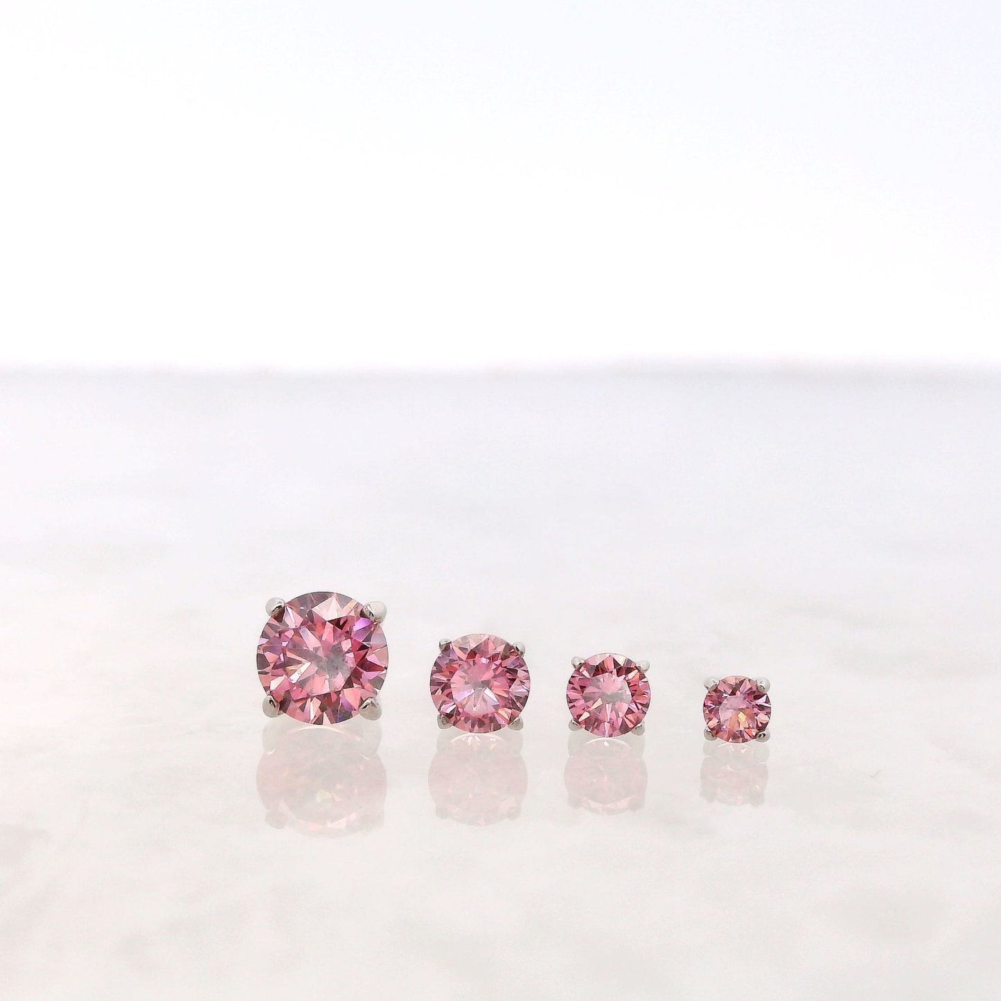 Tiffany Prong 18k White Gold