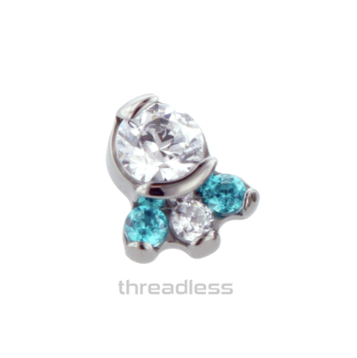 Carina - Titanium - Threadless
