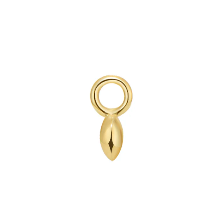 Tiny Marquise Bead Charm