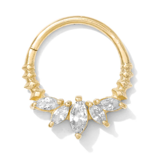 Lotus Bloom Continuous Ring