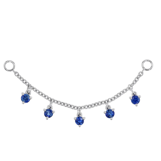 Dripping Five Gem Chain Attachment