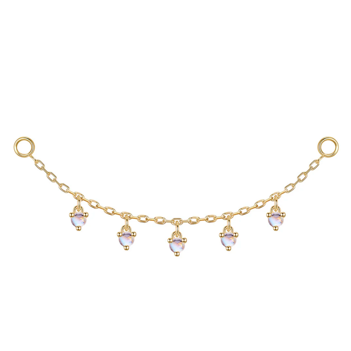 Dripping Five Gem Chain Attachment