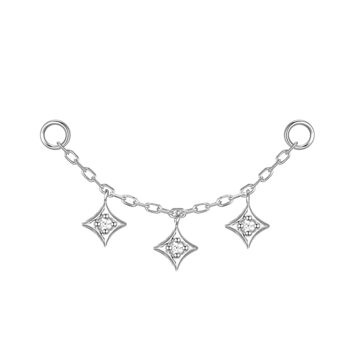 Triple Zara Diamond Chain