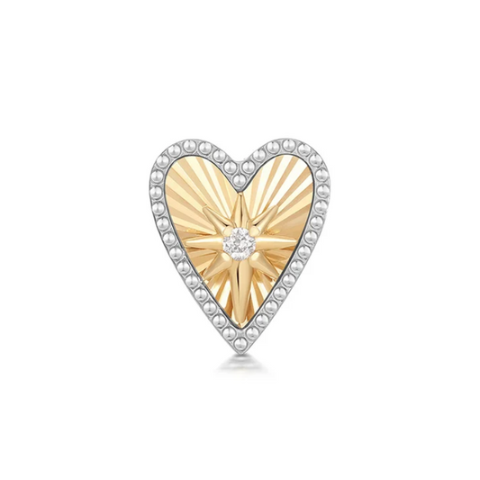 Petunia Fluted Heart