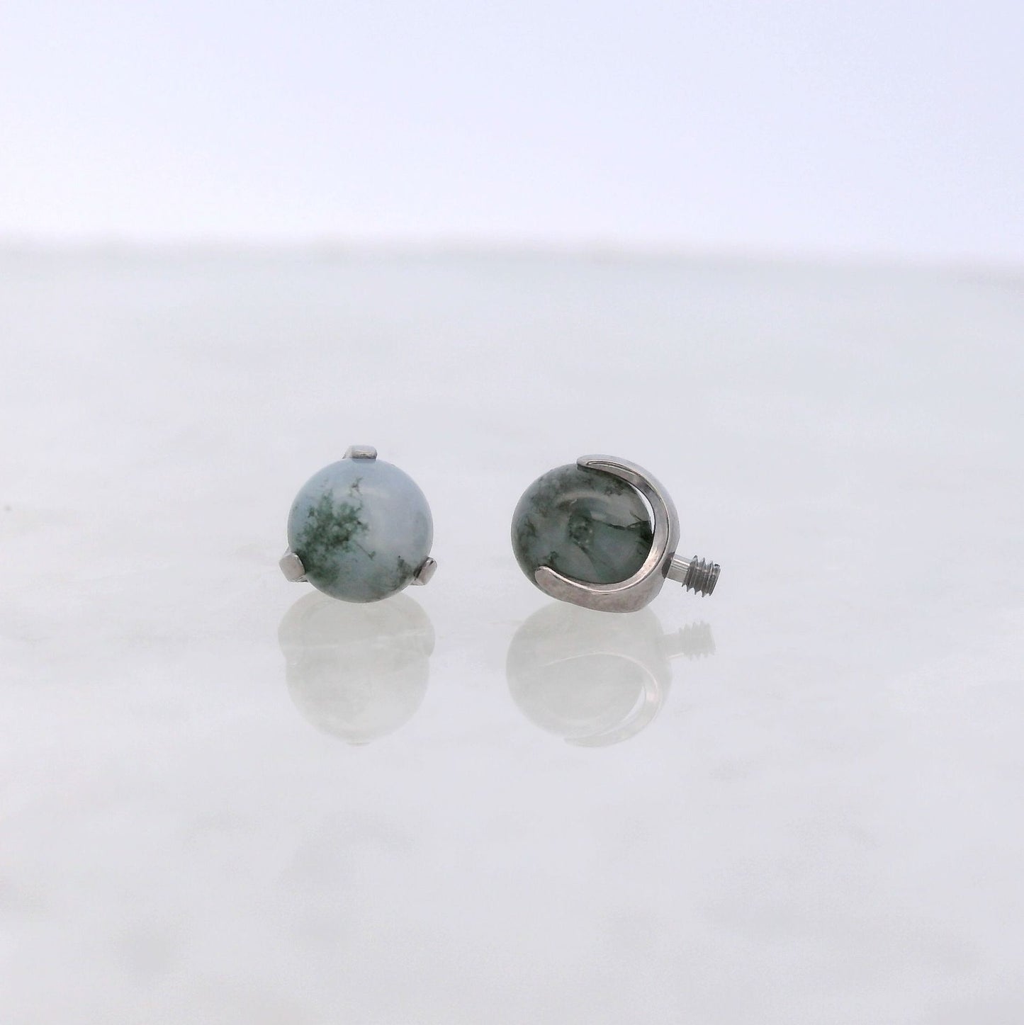 Prong Set Round Opals & Stones - Threaded