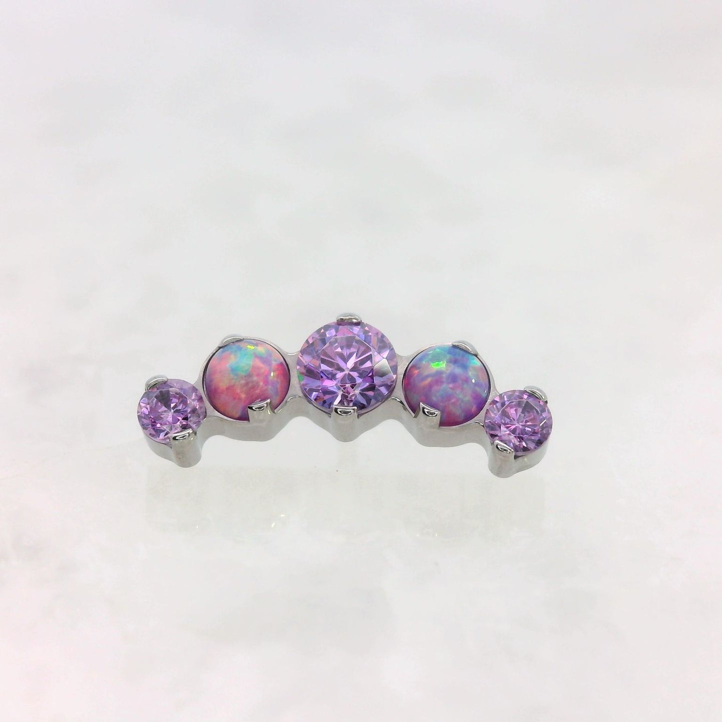 Prium - Single Row - Faceted Gems and Opals