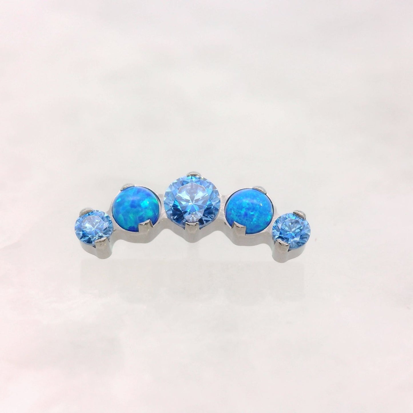 Prium - Single Row - Faceted Gems and Opals