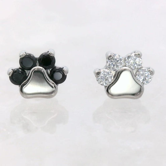 Paw Print With Gems