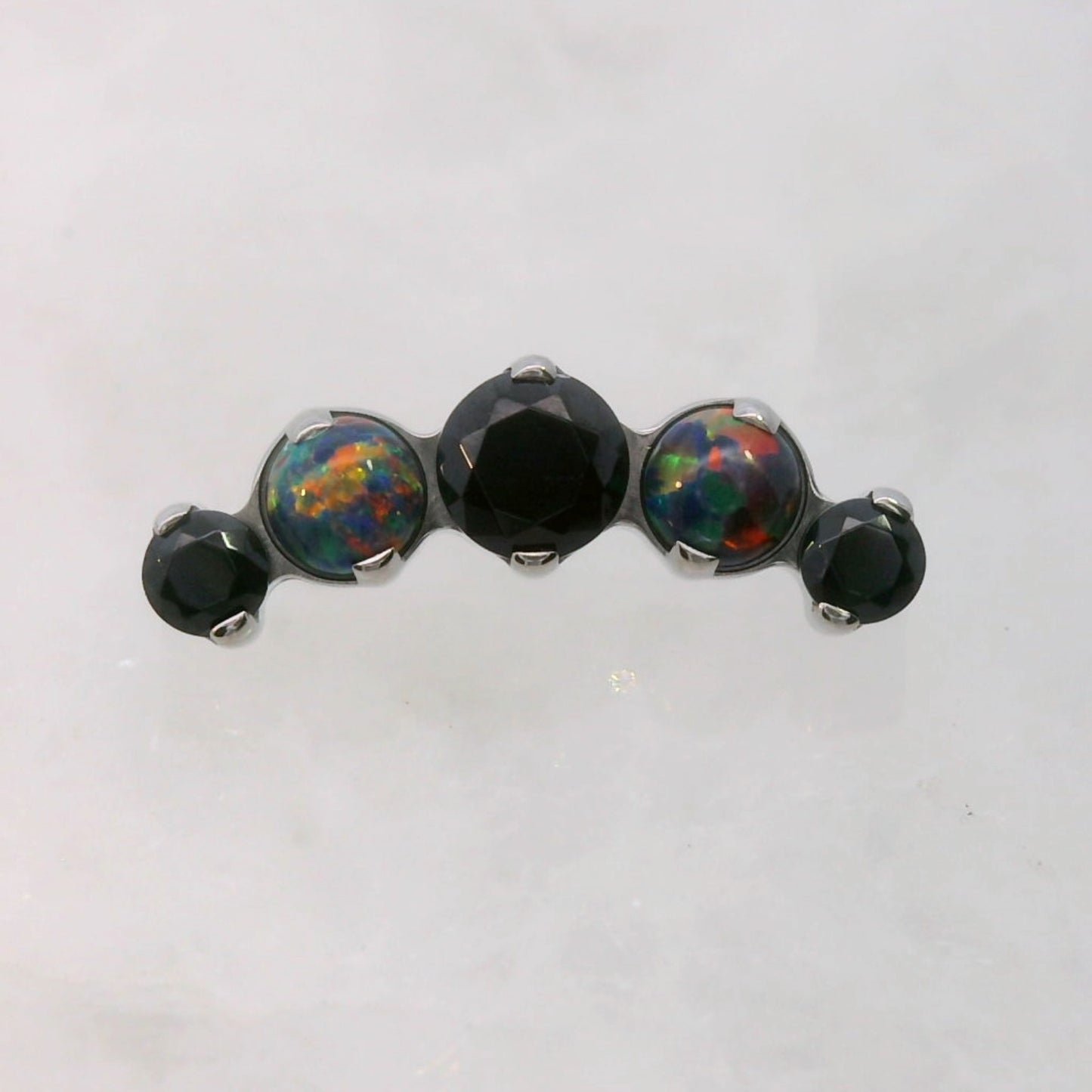 Prium - Single Row - Faceted Gems and Opals