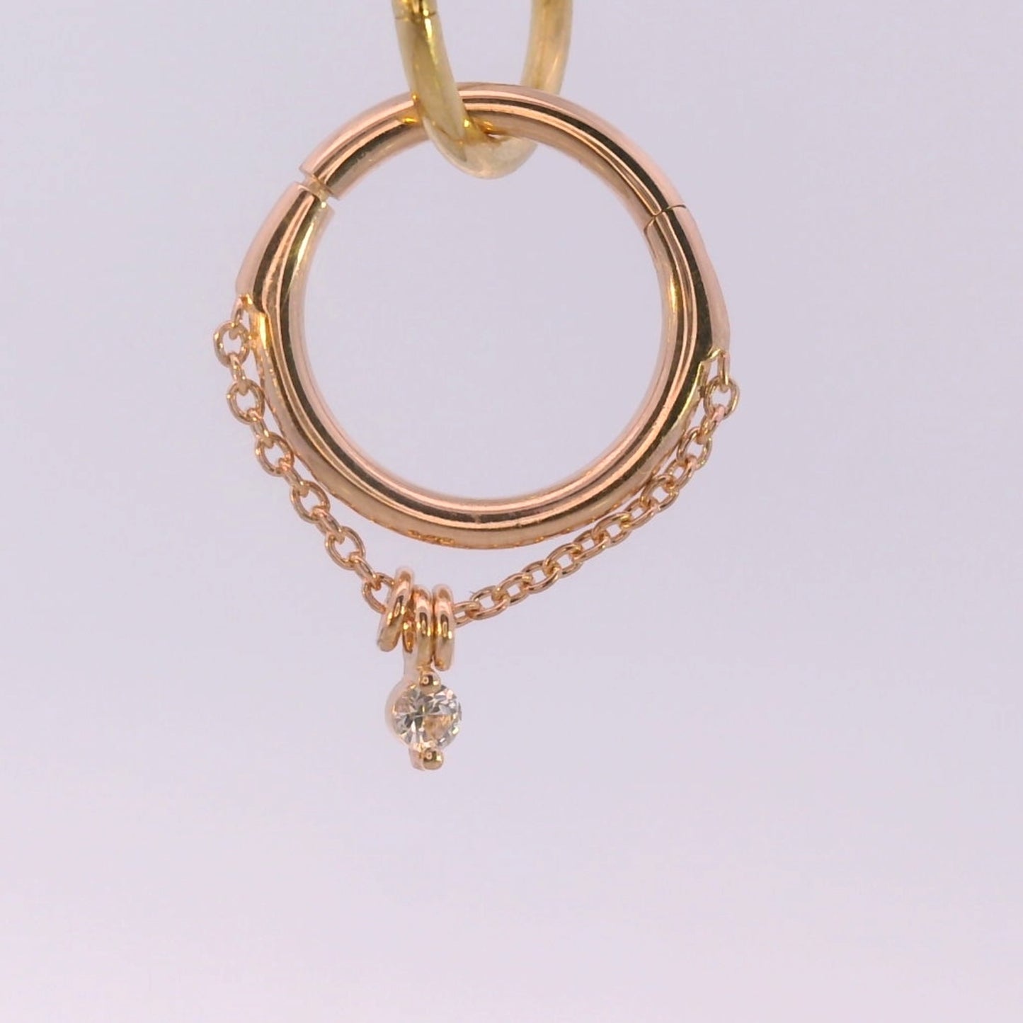 Stoned Chained Easy Ring