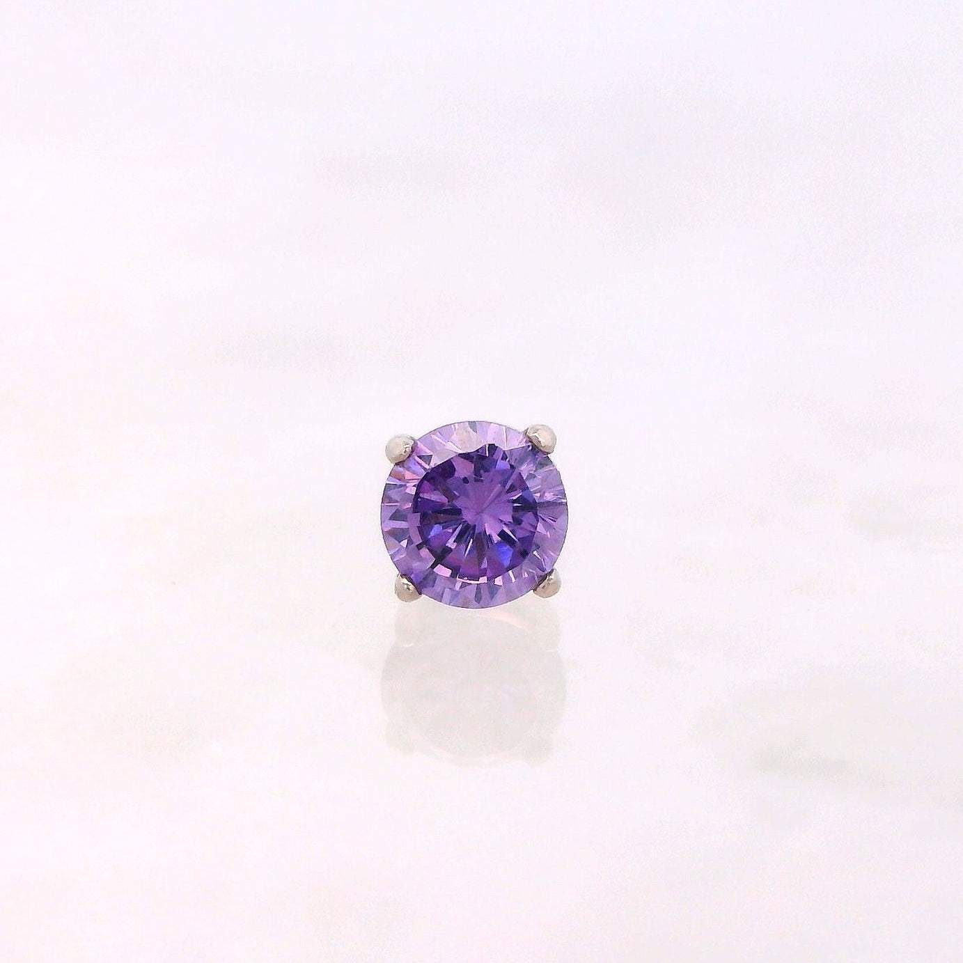 Tiffany Prong 18k White Gold