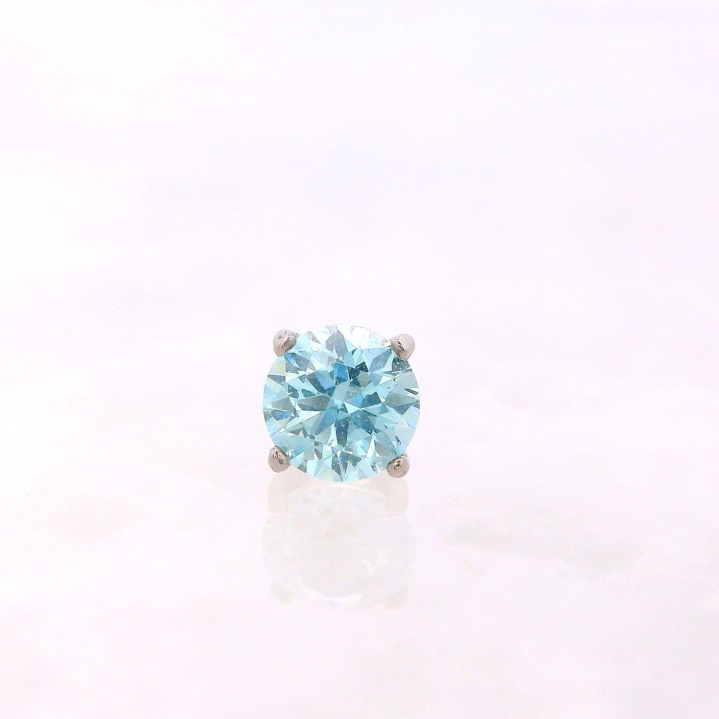 Tiffany Prong 18k White Gold