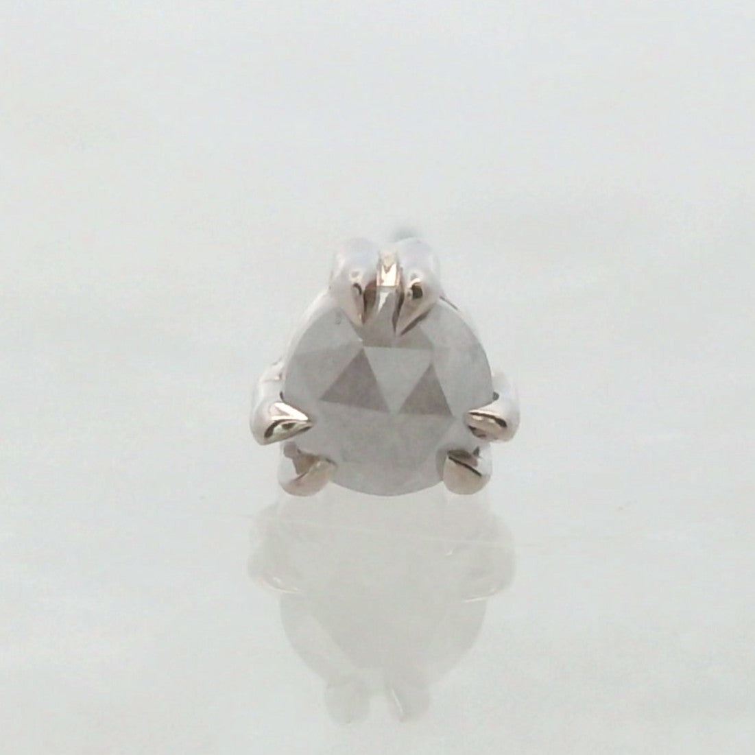 Triple Double Claw Prong Icy Diamond