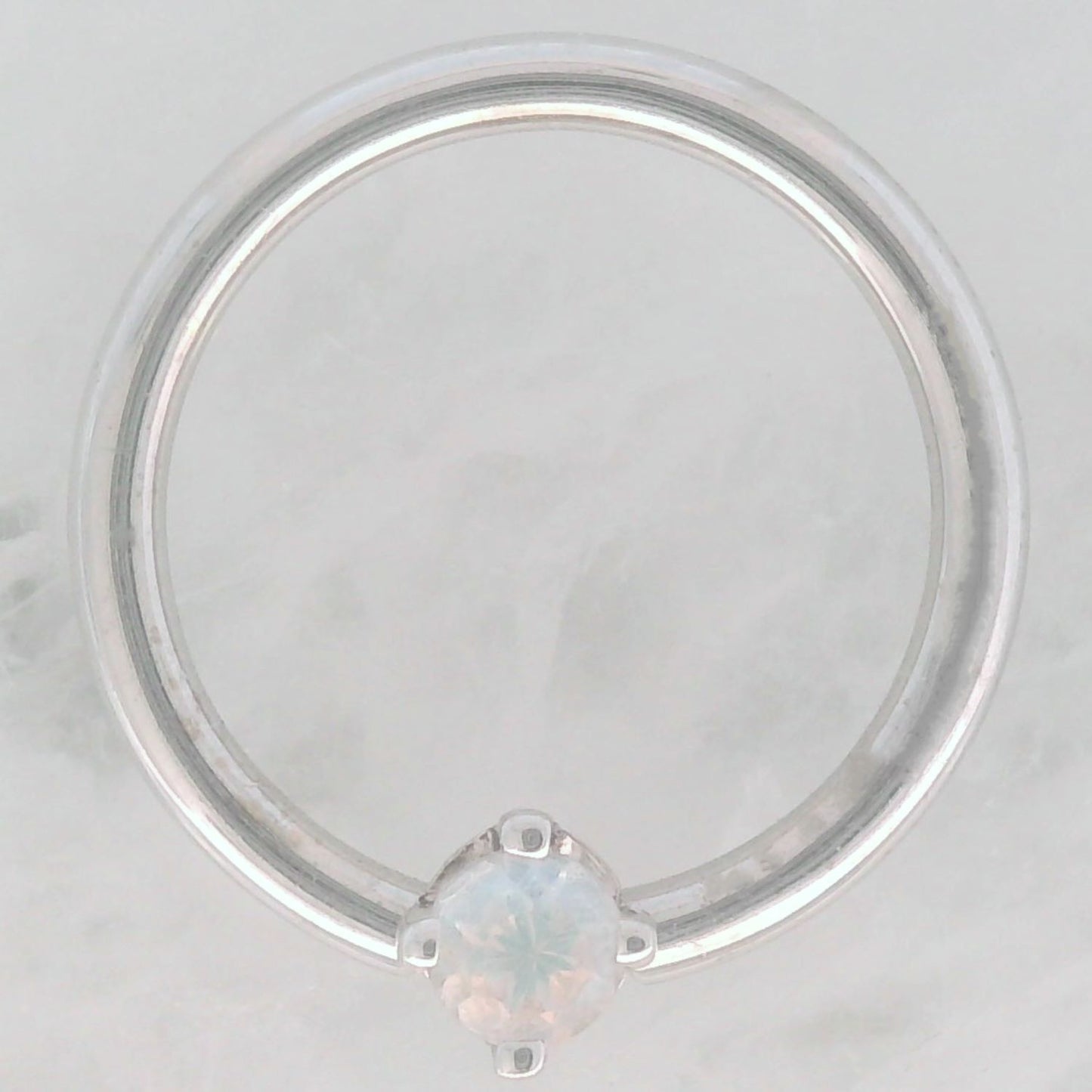 Gold Fixed Prong Gem Rings (Horizontal)