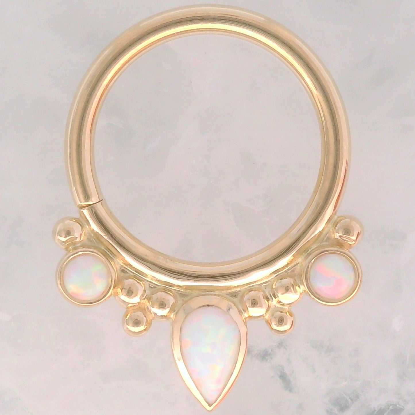 Eden Pear Seam Ring