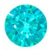 Faceted Gem in Titanium Bezel Setting - Threadless