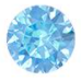 Faceted Gem in Titanium Bezel Setting - Threadless