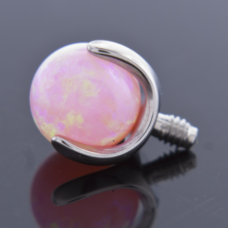 Prong Set Round Opals & Stones - Threaded