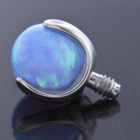 Prong Set Round Opals & Stones - Threaded