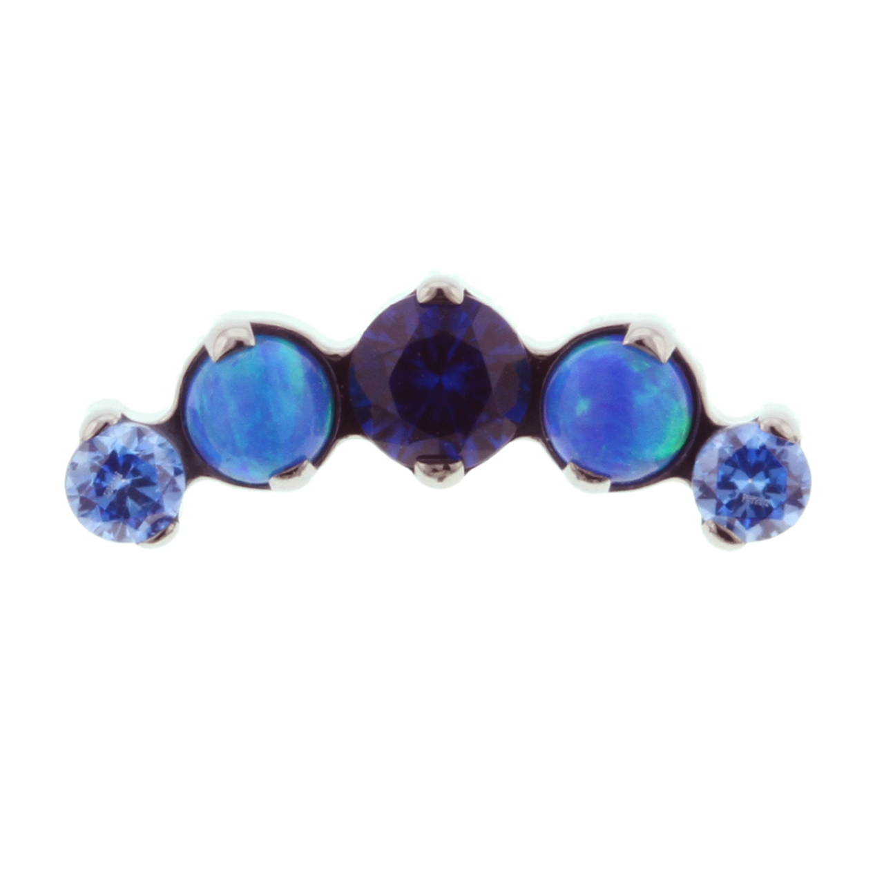 Prium - Single Row - Faceted Gems and Opals