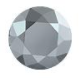 Faceted Gem in Titanium Bezel Setting - Threadless