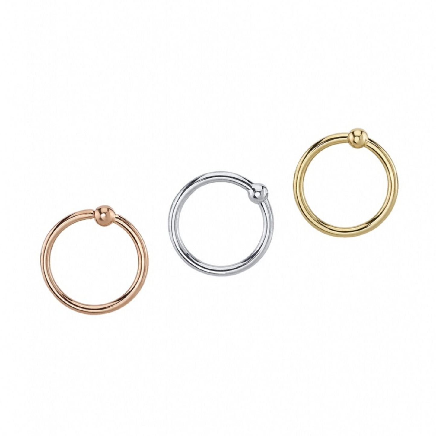 Fixed Bead Ring - Gold